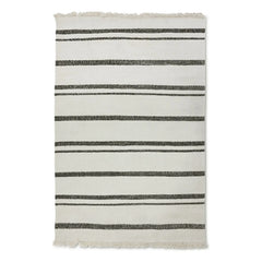 HKliving - Striped Kelim Rug | Cream