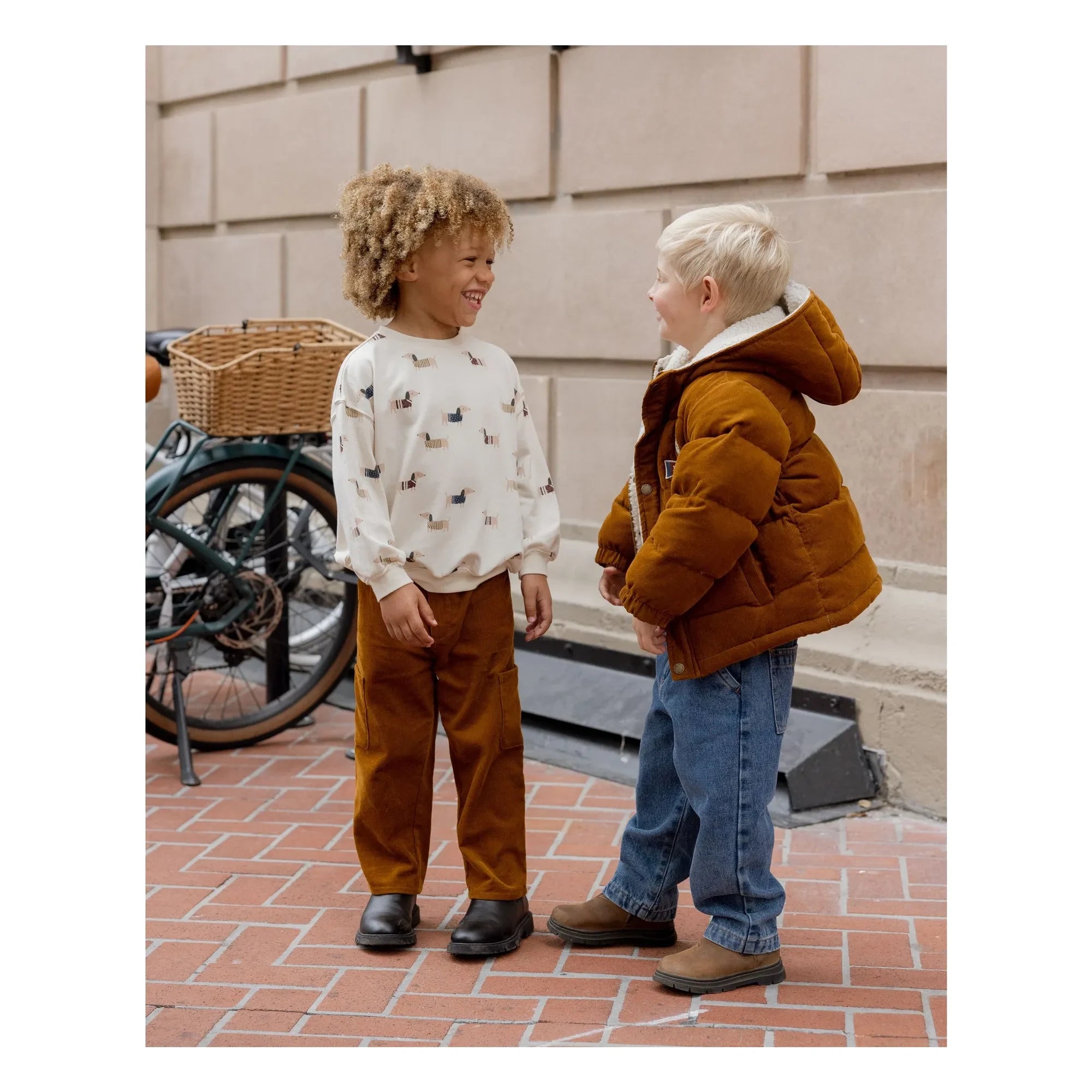 Rylee + Cru - Christmas Dogs Sweatshirt | Ivory