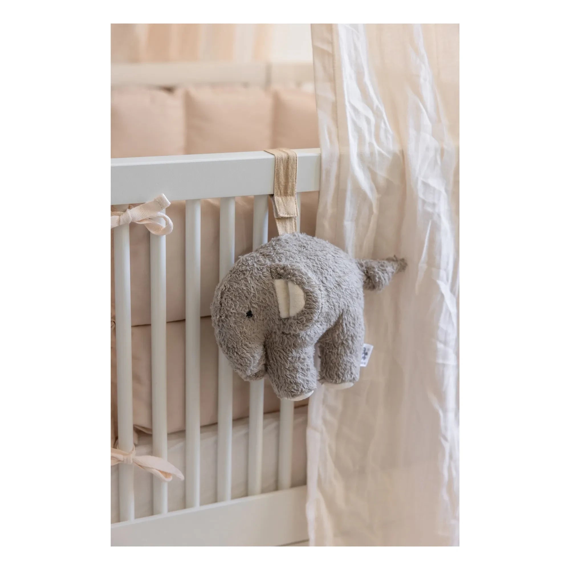 Sebra - Elephant Musical Mobile | Gray