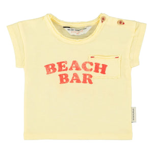 Piupiuchick - T-Shirt „Strandbar“ | Gelb
