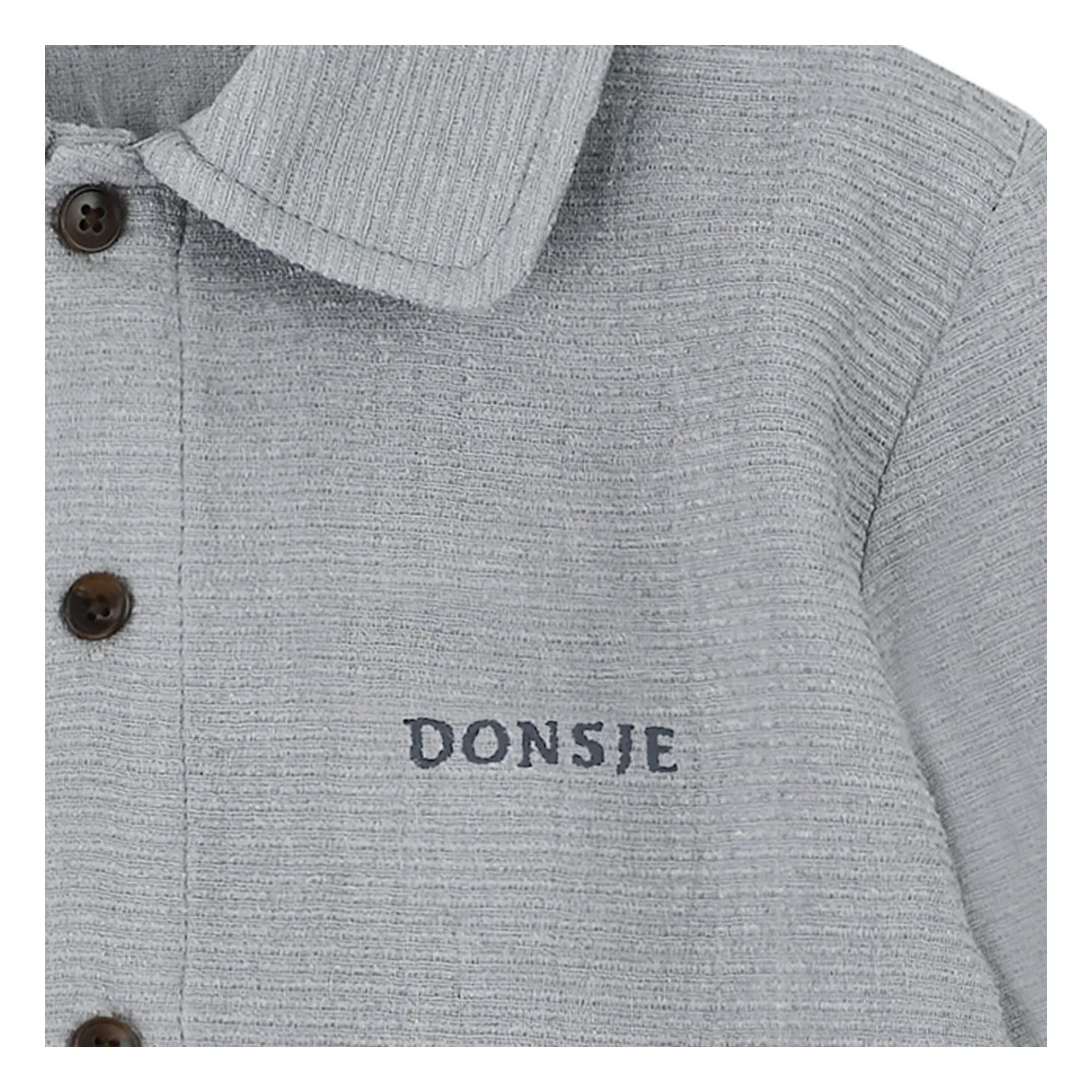 Donsje - Bieken gömlek | Gri mavi