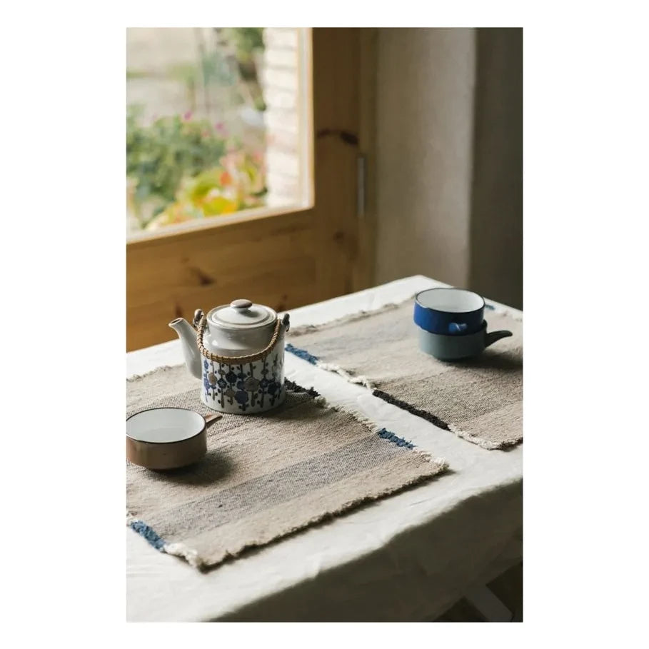 Lorena Canals - La Condesa Platzset - 2er Set | Dunkelbraun