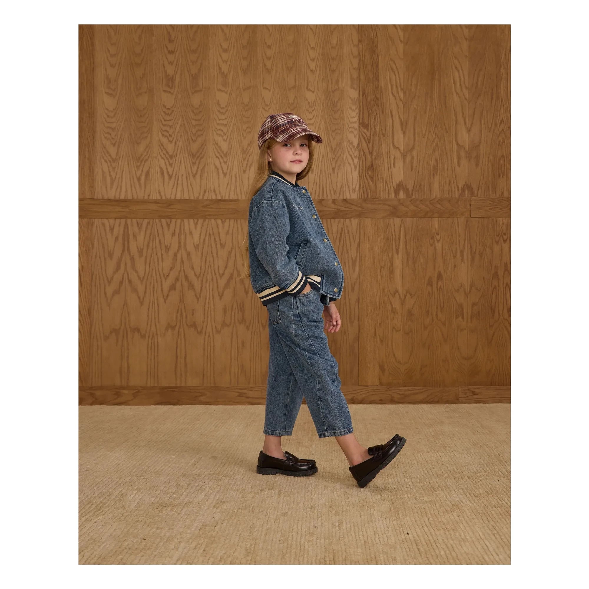 Rylee + Cru - Bomber Varsity Mini | Denim