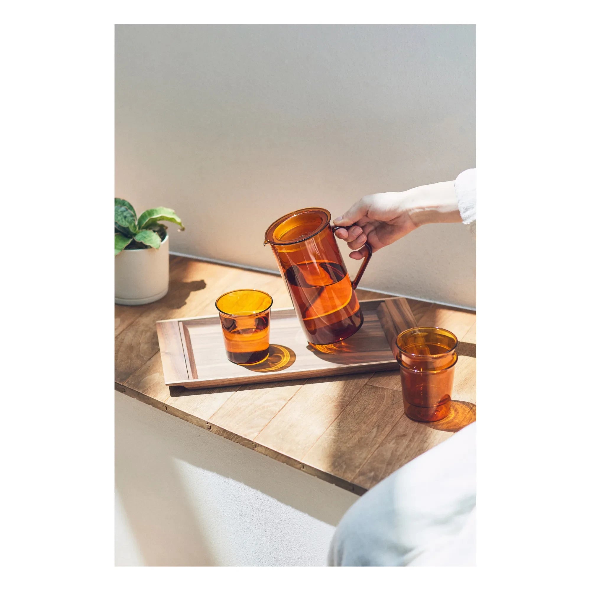 Kinto - Cast Einwandiges Glas - 250 ml | Amber