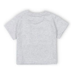the new society - Mykonos Baby Logo T-Shirt | Grau meliert