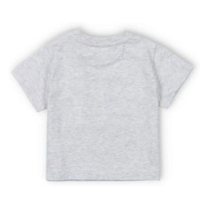 the new society - Mykonos Baby Logo T-Shirt | Grau meliert