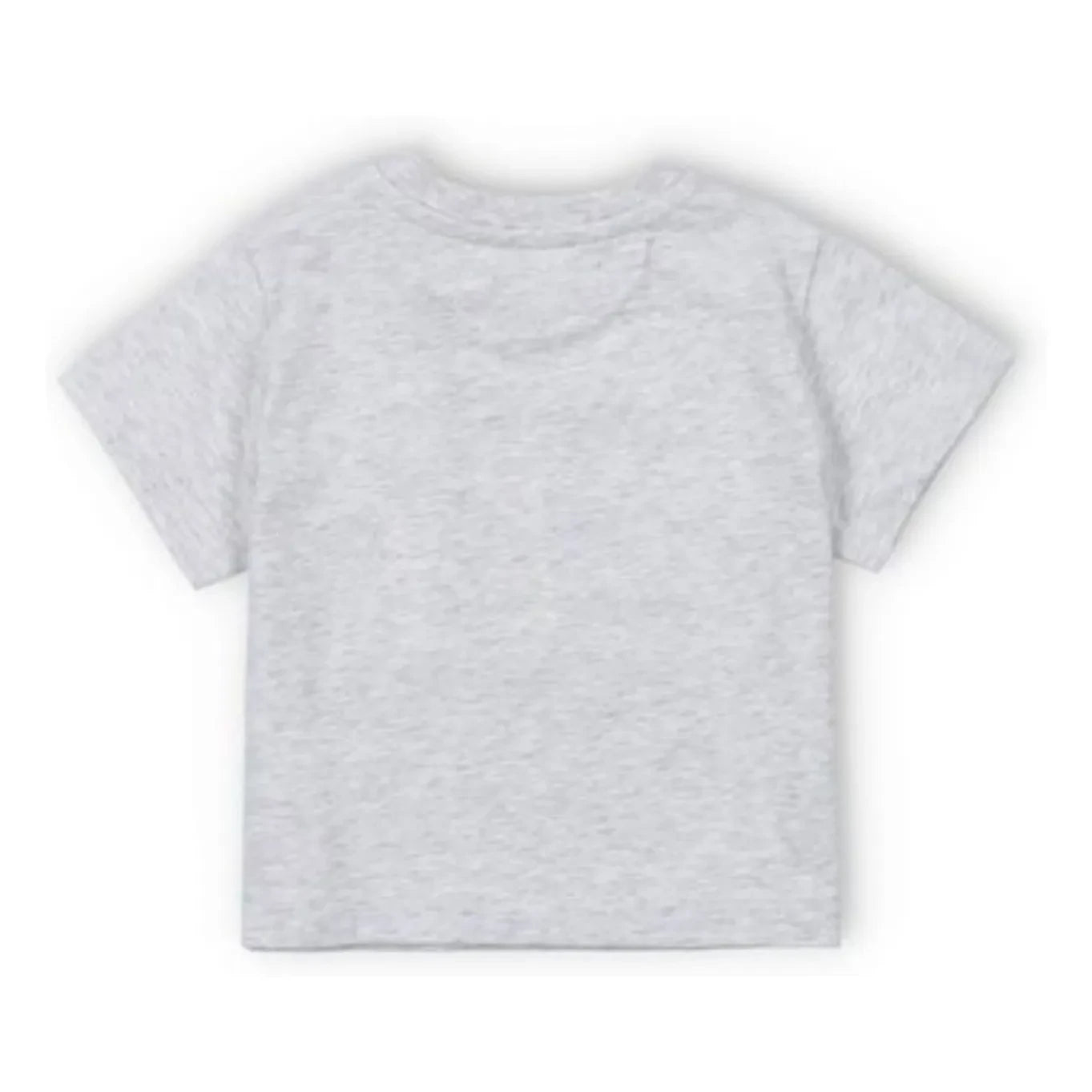 the new society - Mykonos Baby Logo T-Shirt | Grau meliert
