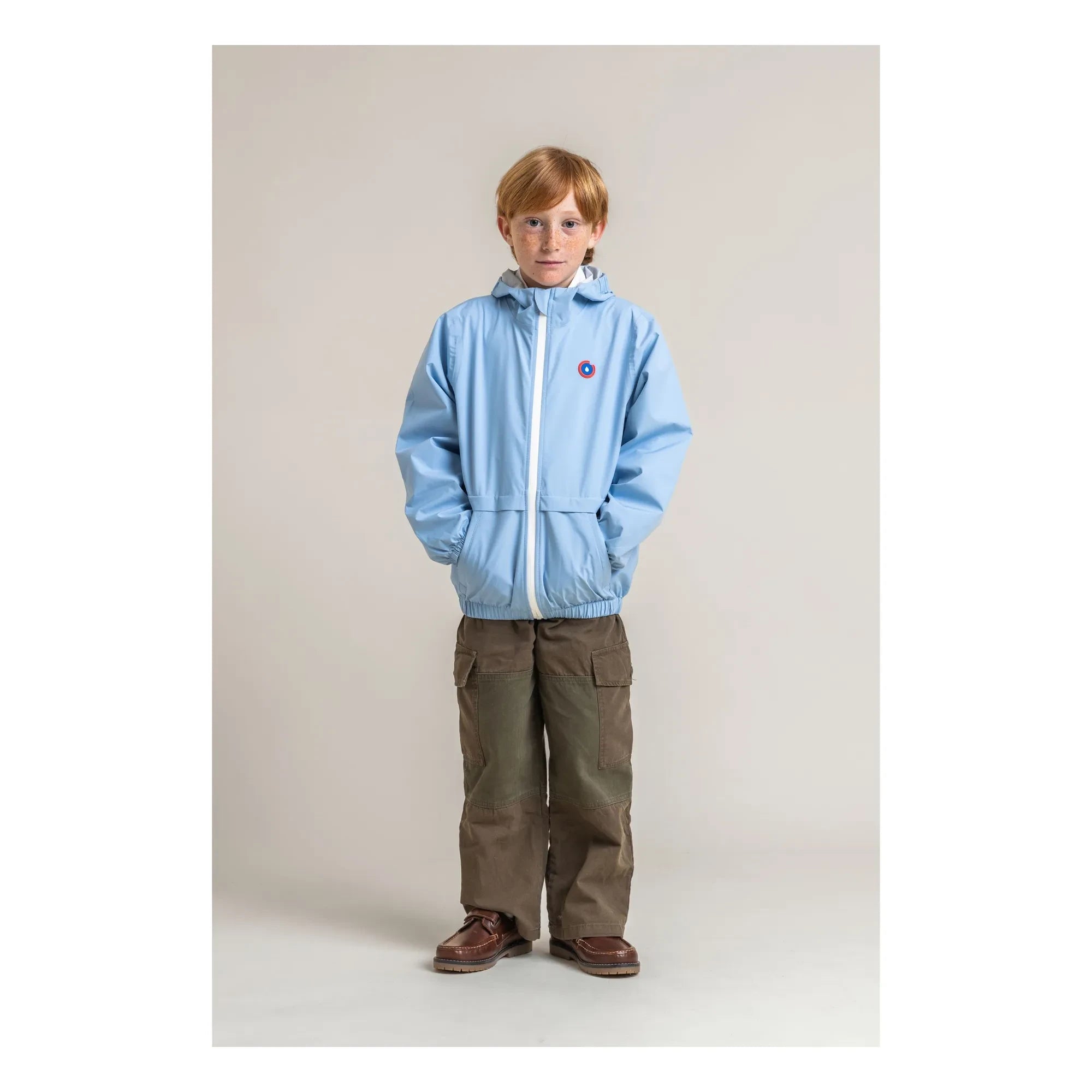 Flotte - Bastille Waterproof Windbreaker Recycled Fiber | Light Blue