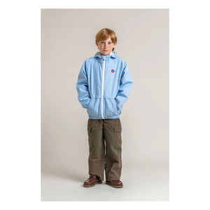 Flotte - Bastille Waterproof Windbreaker Recycled Fiber | Light Blue