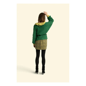 Sisters Department - Cotton Zebra Skirt | Yellow
