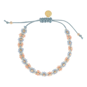 Jenest - Blumenarmband | Blau