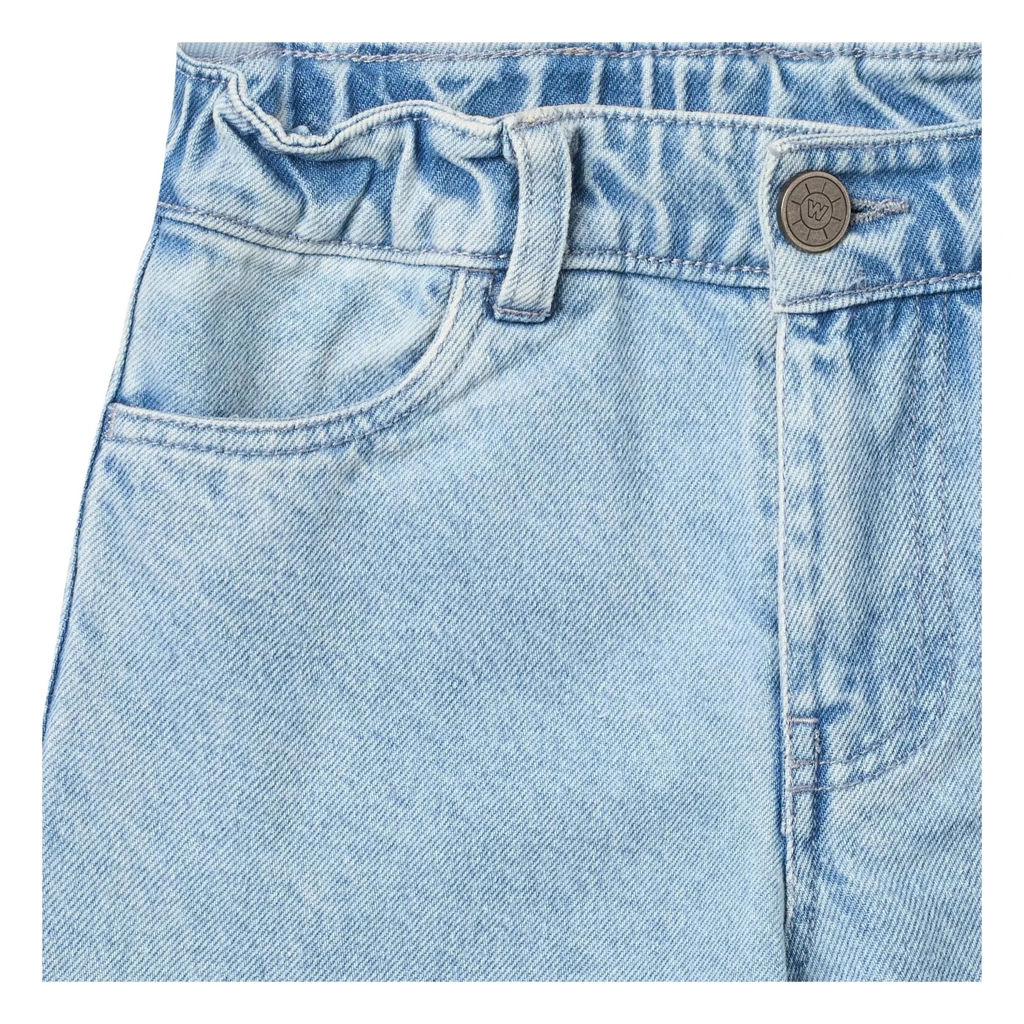 Wheat - Bermuda Denim Christian Organic Cotton | Light Blue