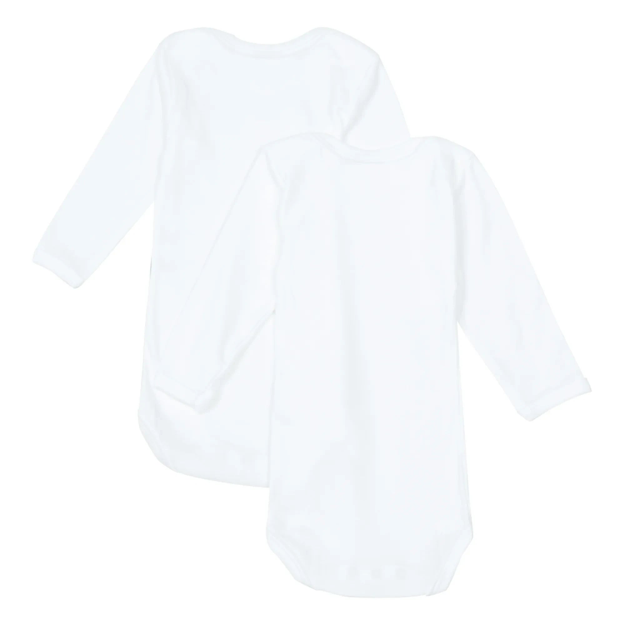 Petit Bateau - 2'li Organik Pamuk Body | Beyaz