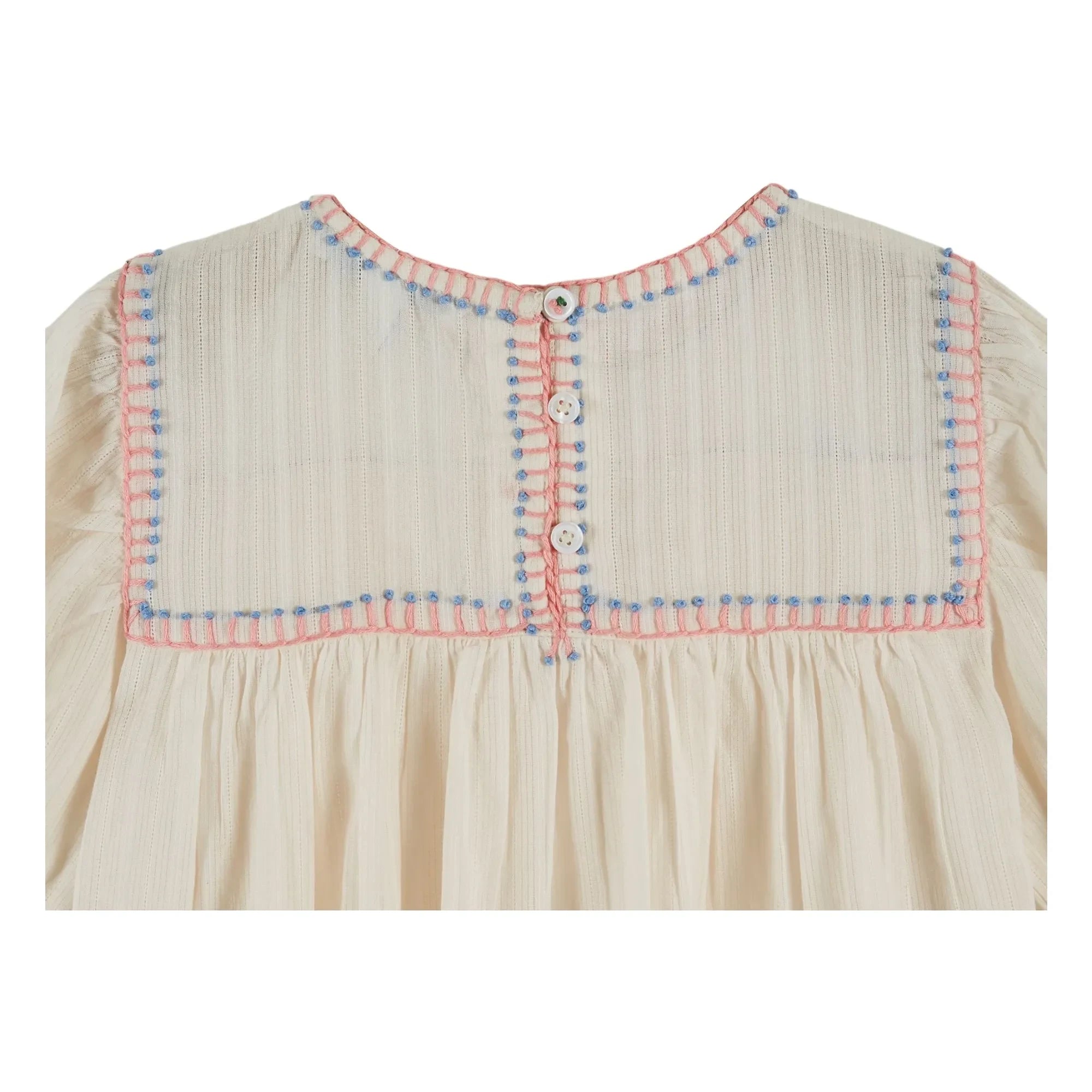Emile et Ida – Bestickte Bluse | Creme