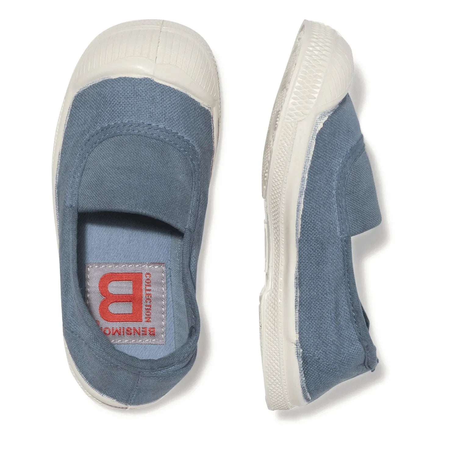 Bensimon - Vegane Tennisschuhe mit Gummizug | Denim