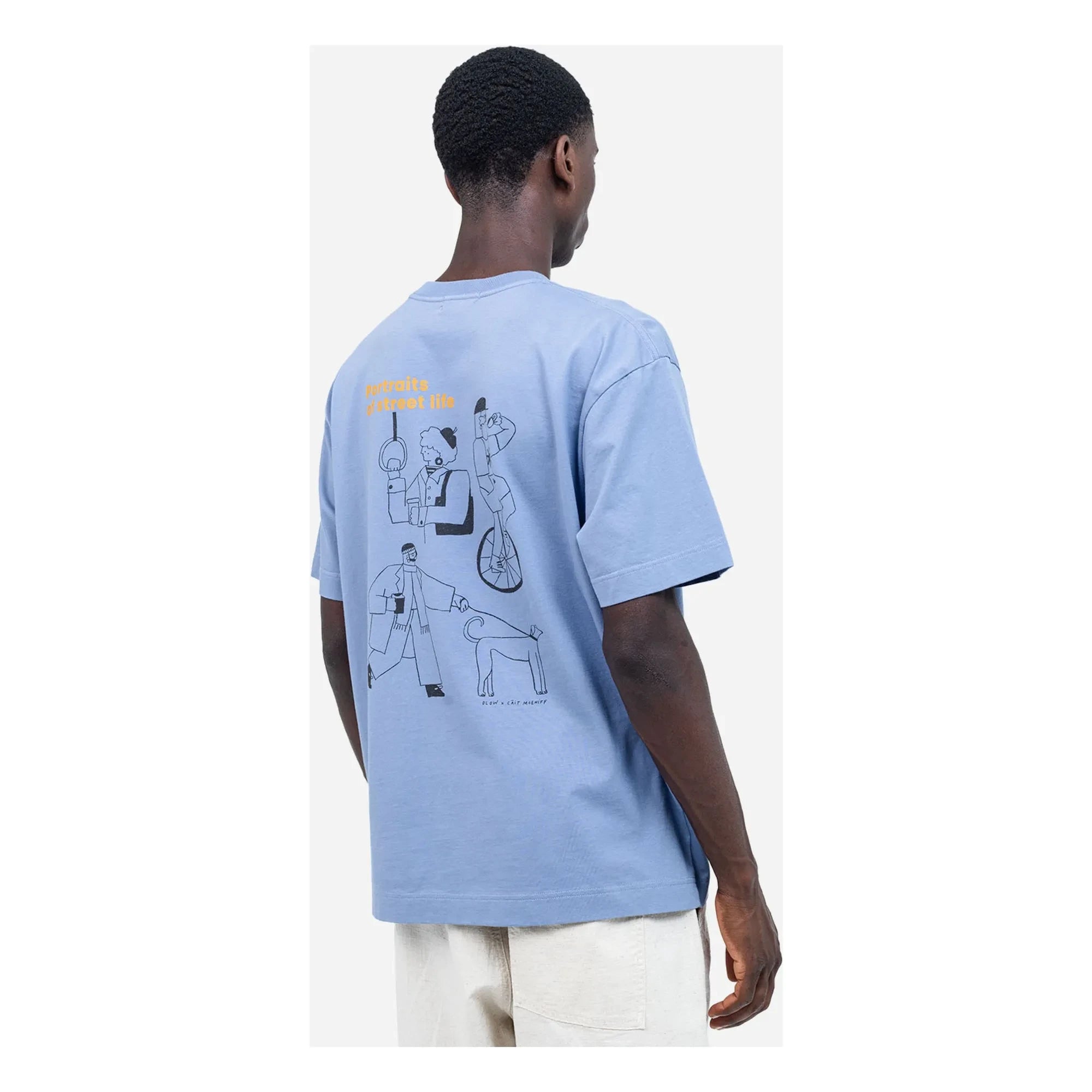 Olow - People T-Shirt | Azurblau
