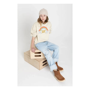 Hundred Pieces - Bisiklet yaka sweatshirt | Doğal
