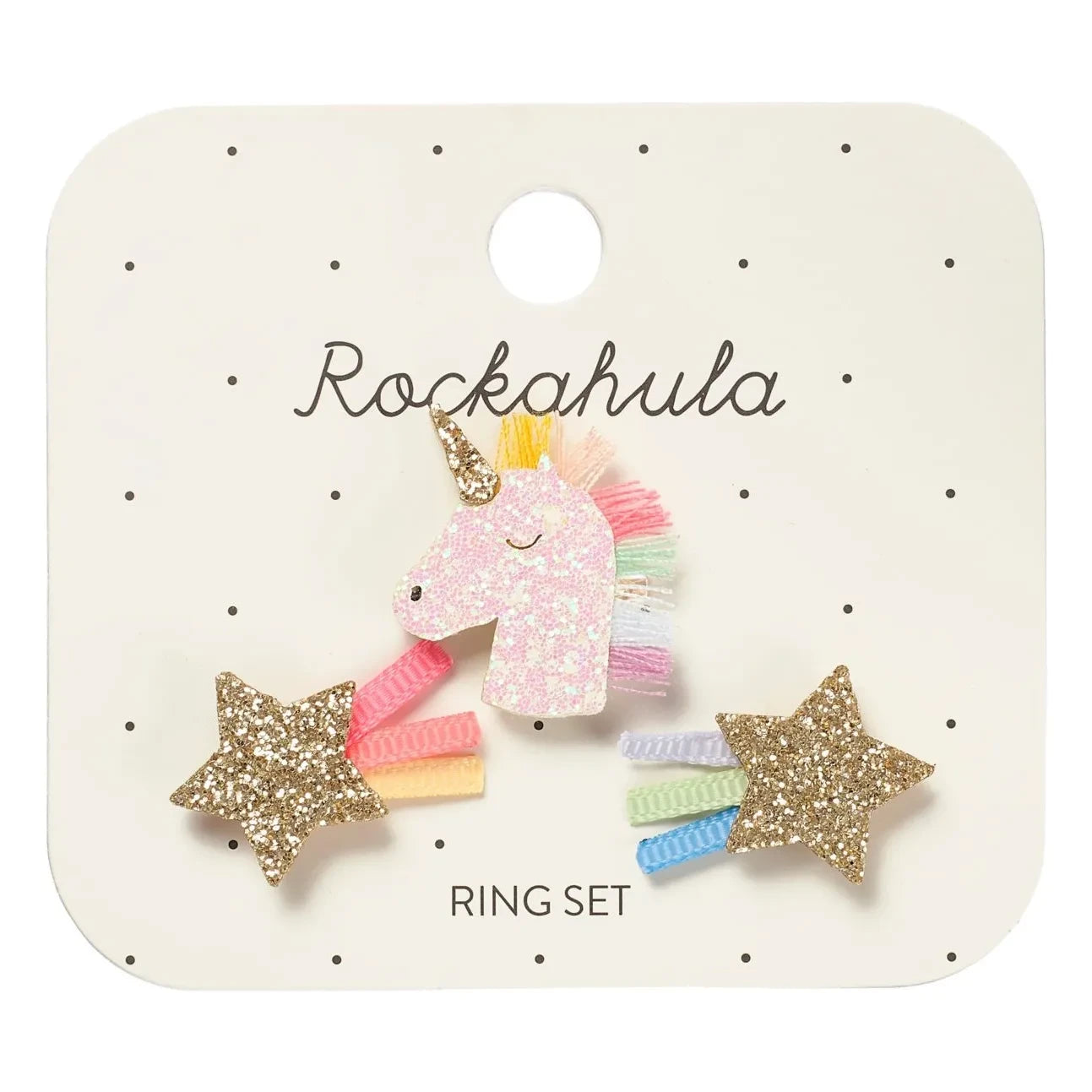 Rockahula Kids - Rainbow Rings Set of 3 | Gold