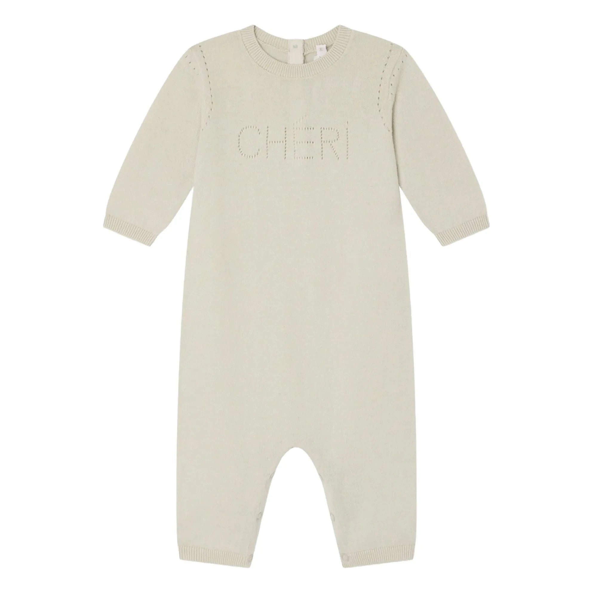 Bonpoint - Atilou Chéri Organic Cotton Romper | Gray