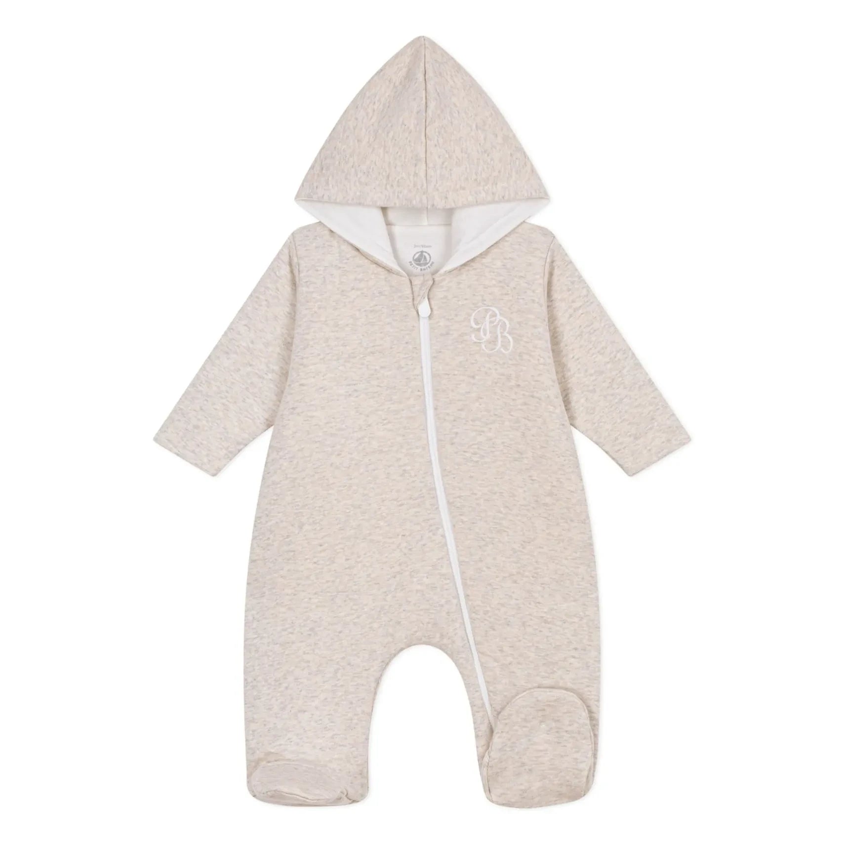 Petit Bateau - Strampler Bio-Baumwolle | Heather Beige