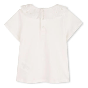 Chloé – T-Shirt aus Bio-Baumwolle | Weiß
