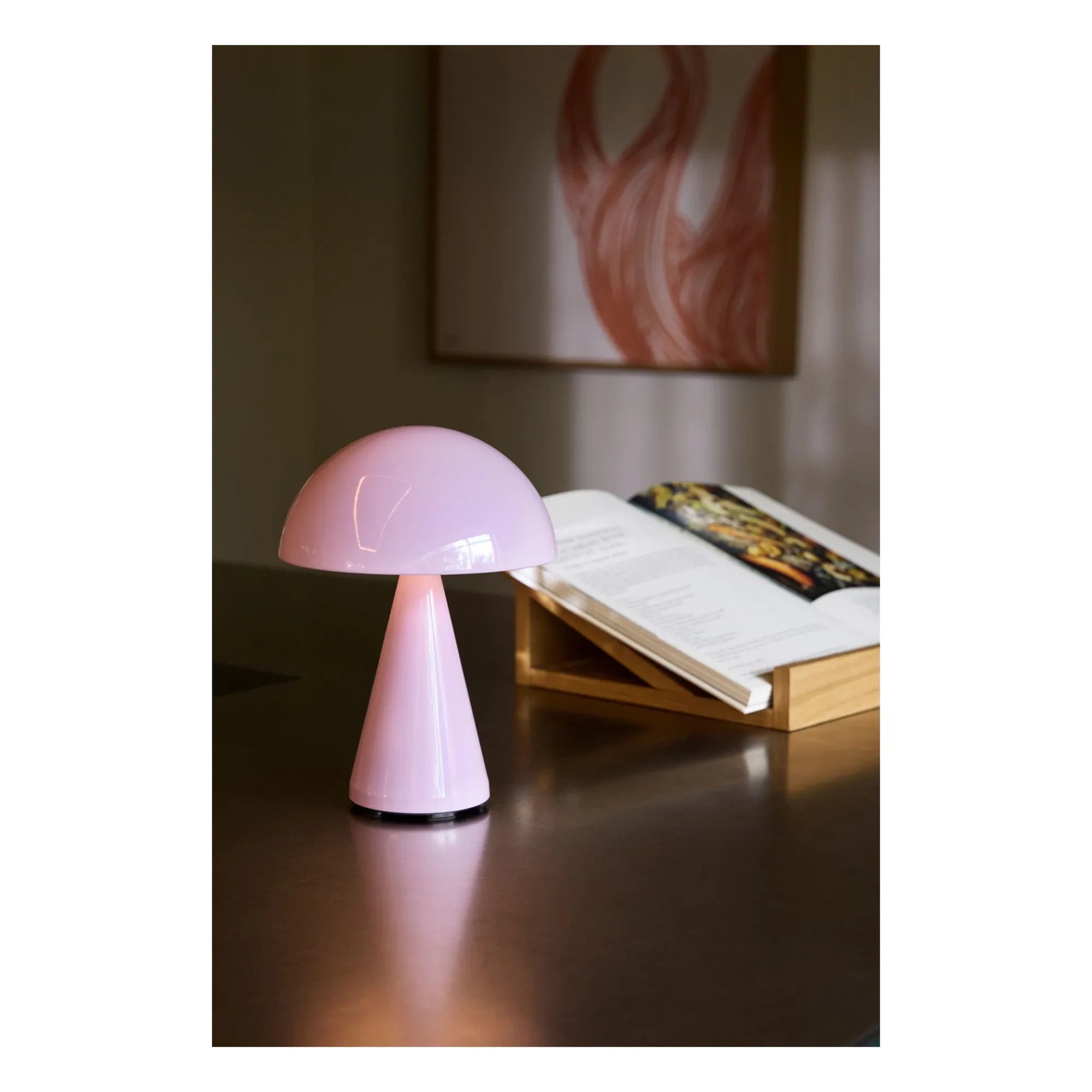 Hübsch - Mush Nomad Lampe | Altrosa