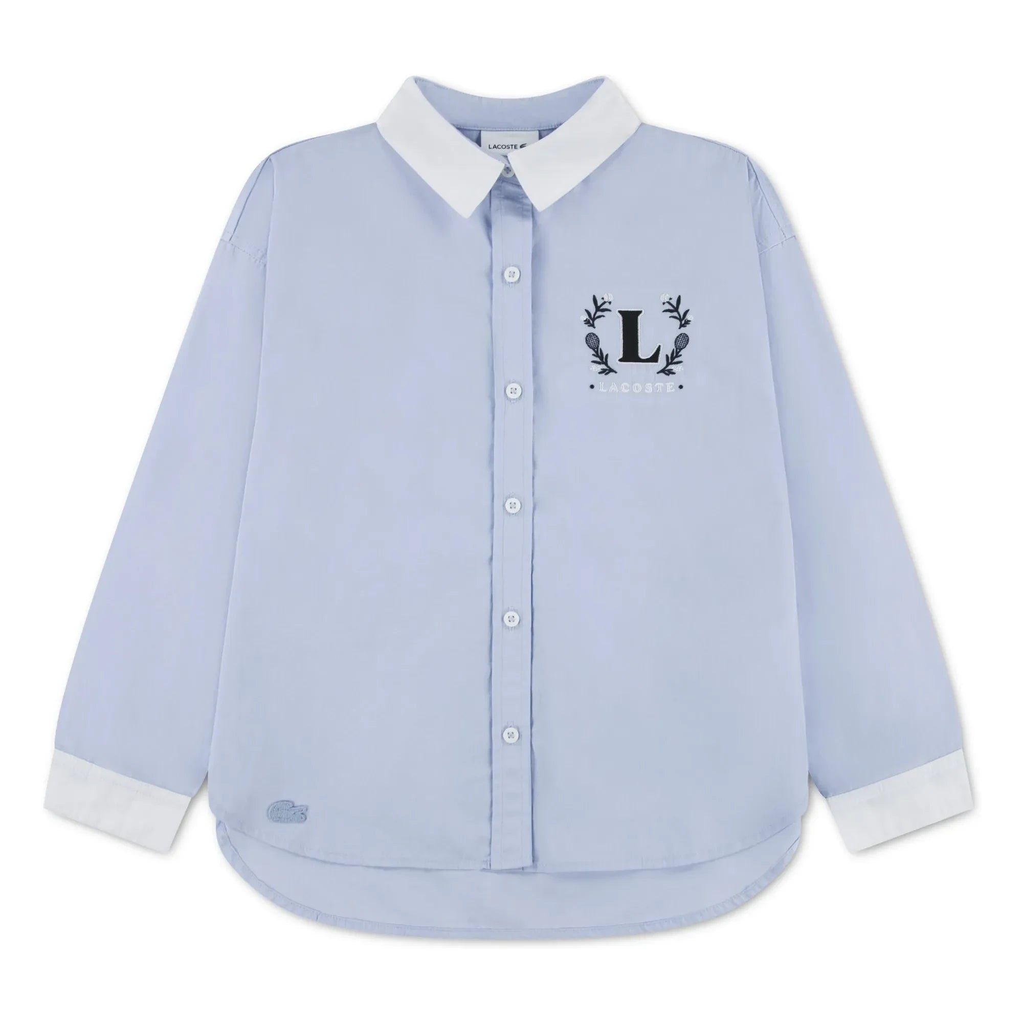 Lacoste - Hemd L Bio-Baumwolle | Hellblau