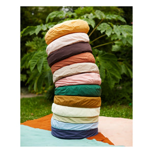 Suite 702 - Organic Cotton Percale Round Cushion | Khaki