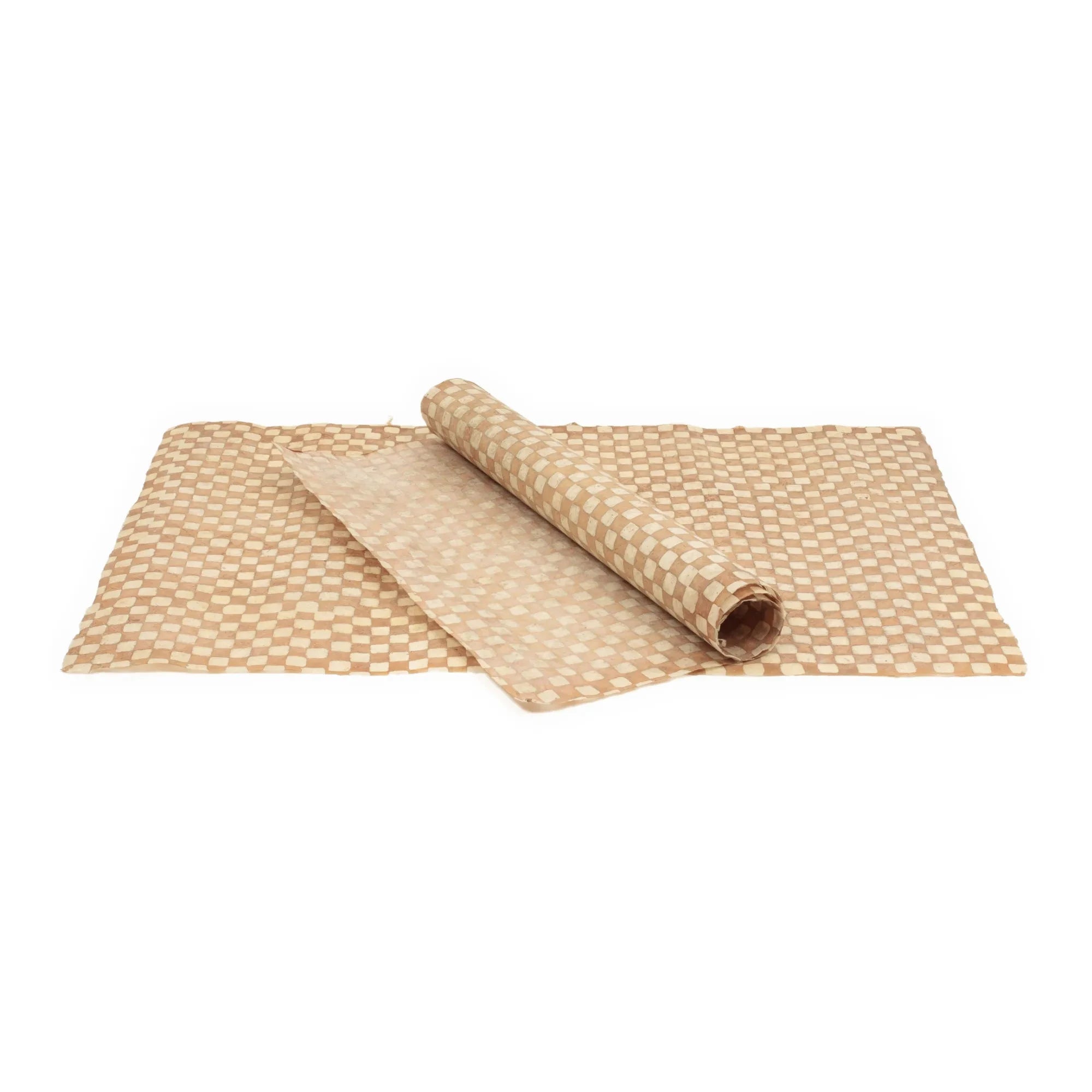 Le Monde Sauvage - Quadrate Tapete - 12er Set | Braun