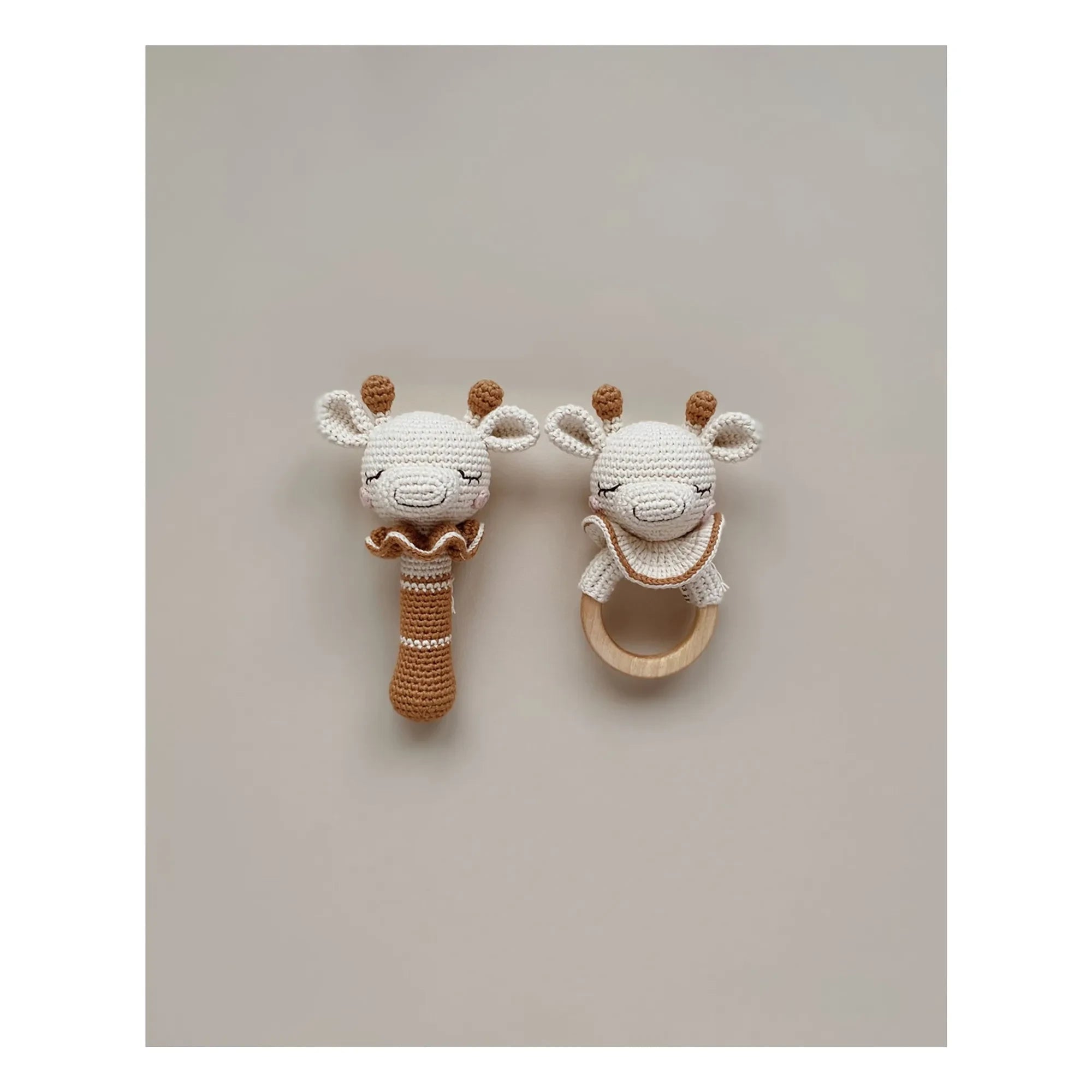 Patti Oslo - Goldie Giraffen-Beißring | Creme
