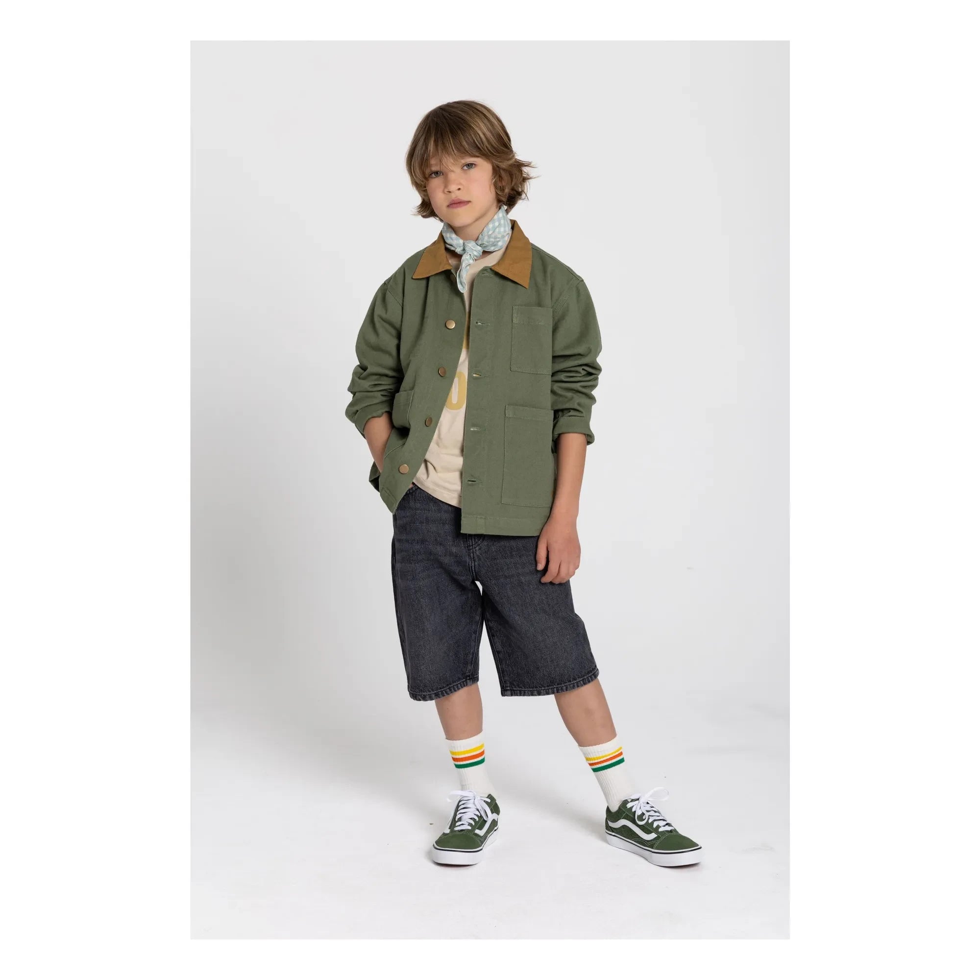 Hundred Pieces - Denim Bermuda Shorts Conrad | Denim Gray