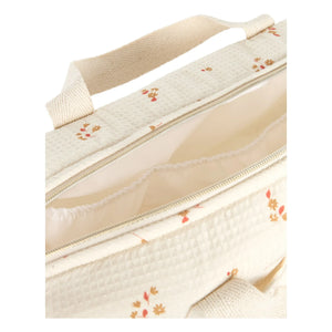 Nobodinoz - Gala Opera Lily Waterproof Baby Changing Bag | Ecru