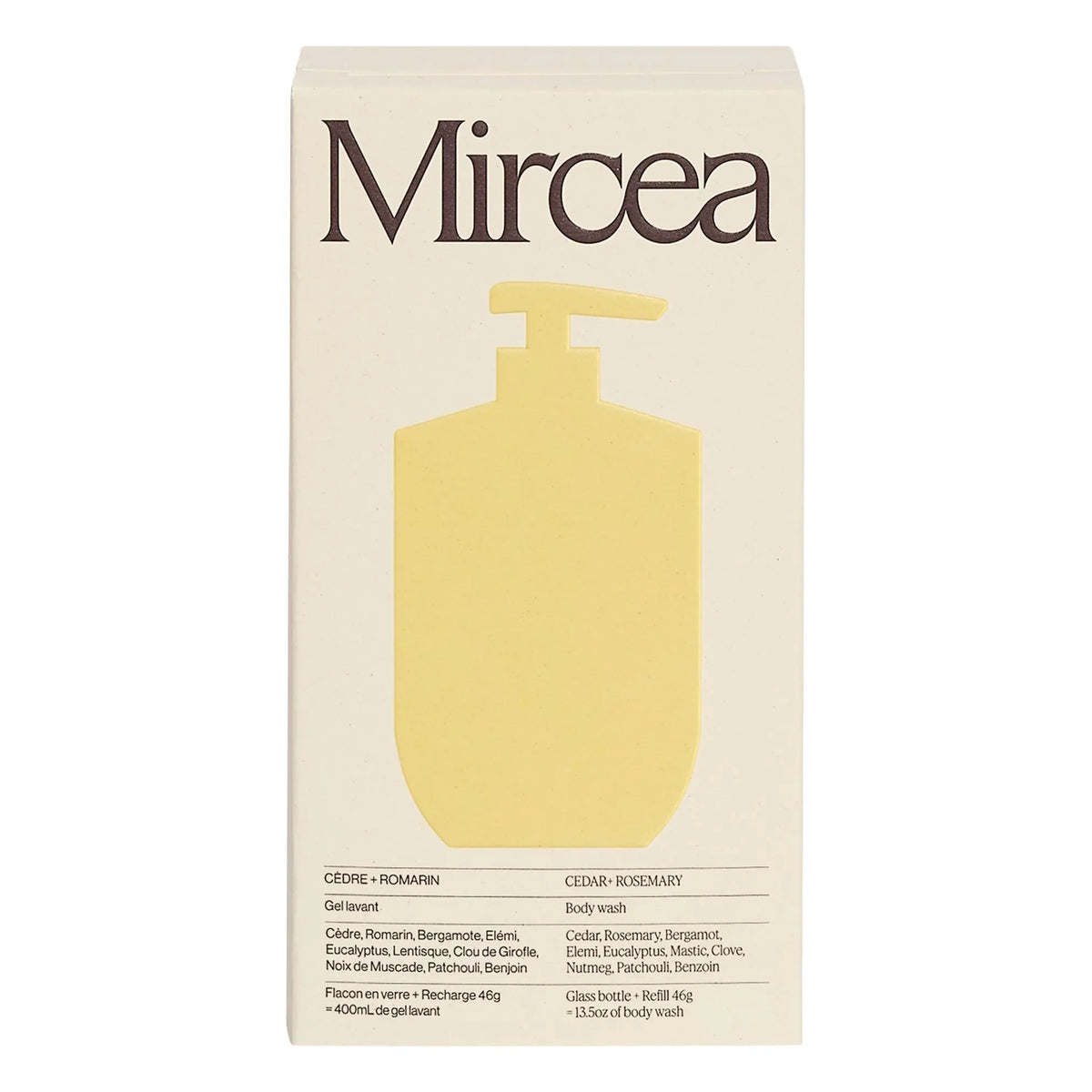 Mircea - Zeder + Rosmarin Duschgel - 400 ml