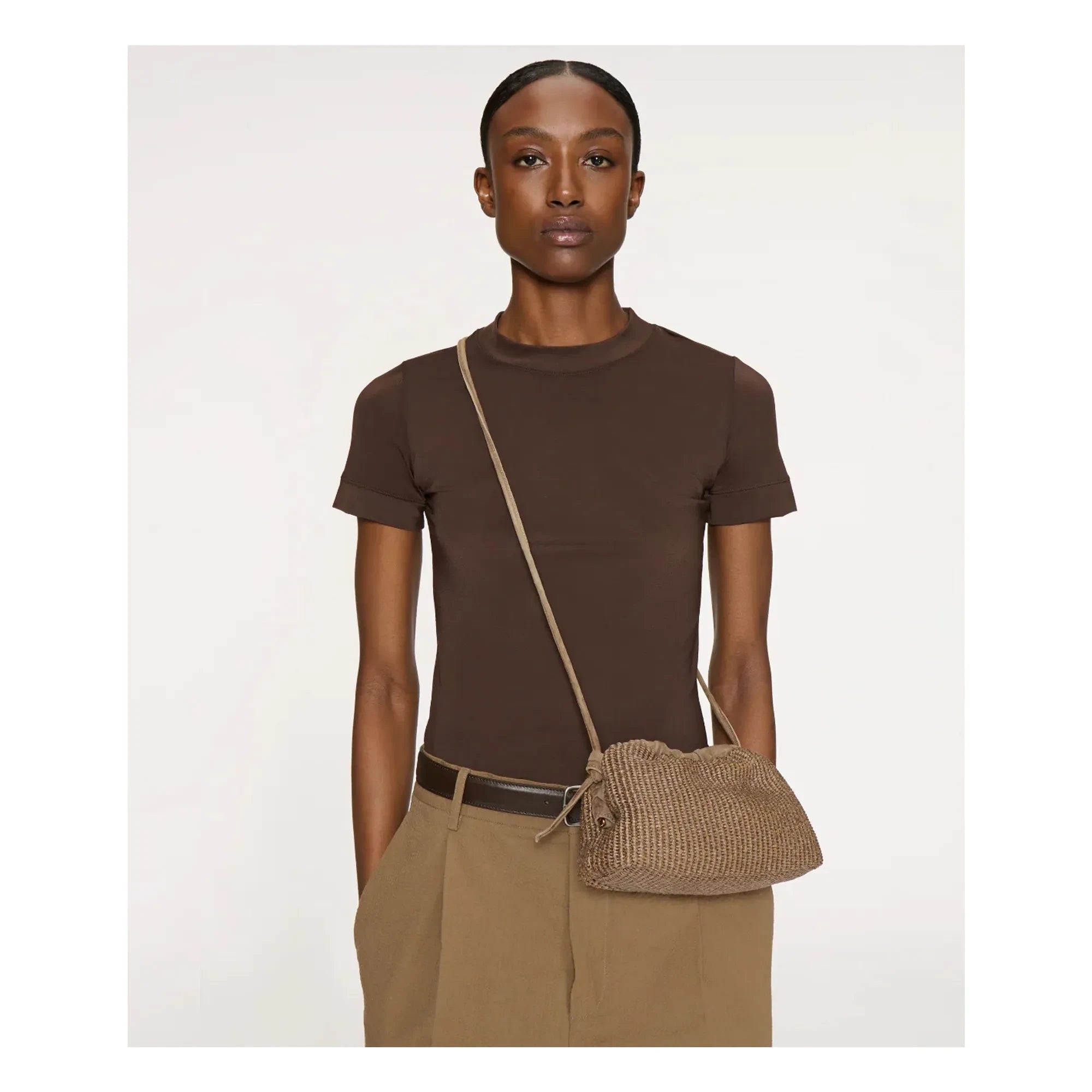 Mansur Gavriel - Cloud Clutch çanta | Taupe kahverengi