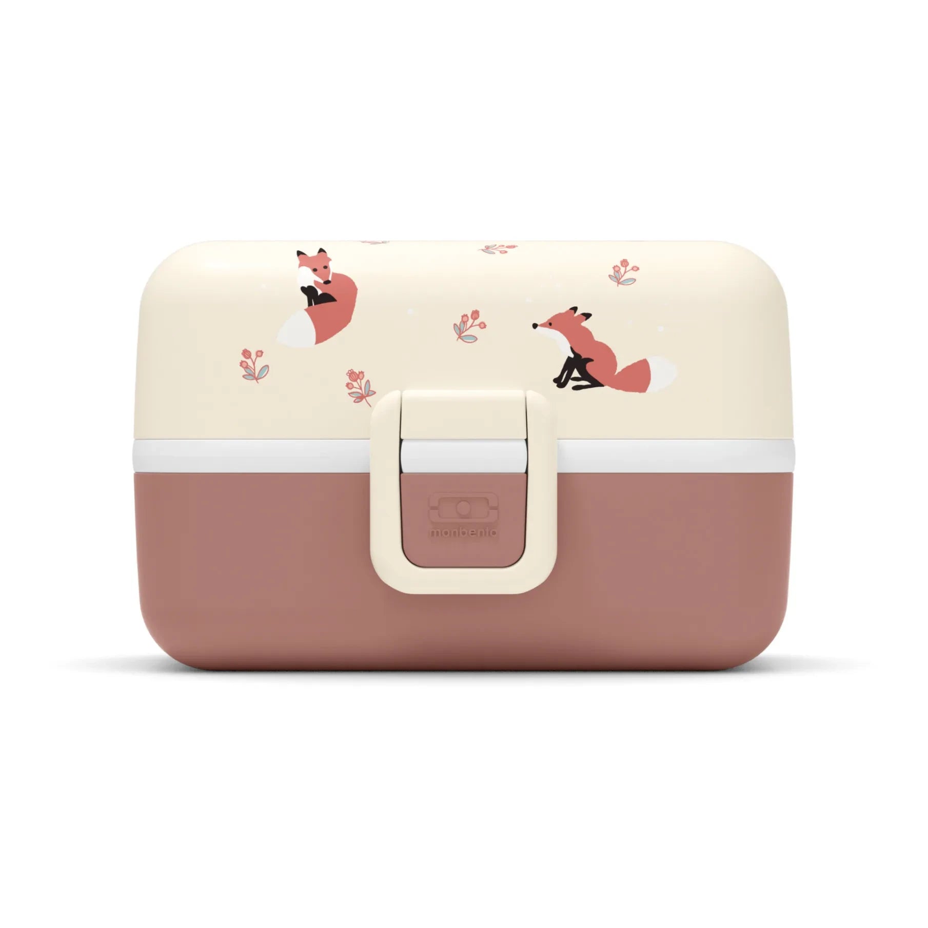 Monbento - MB Tresor Adjustable Kids Bento, 3 Compartments | Dust Pink