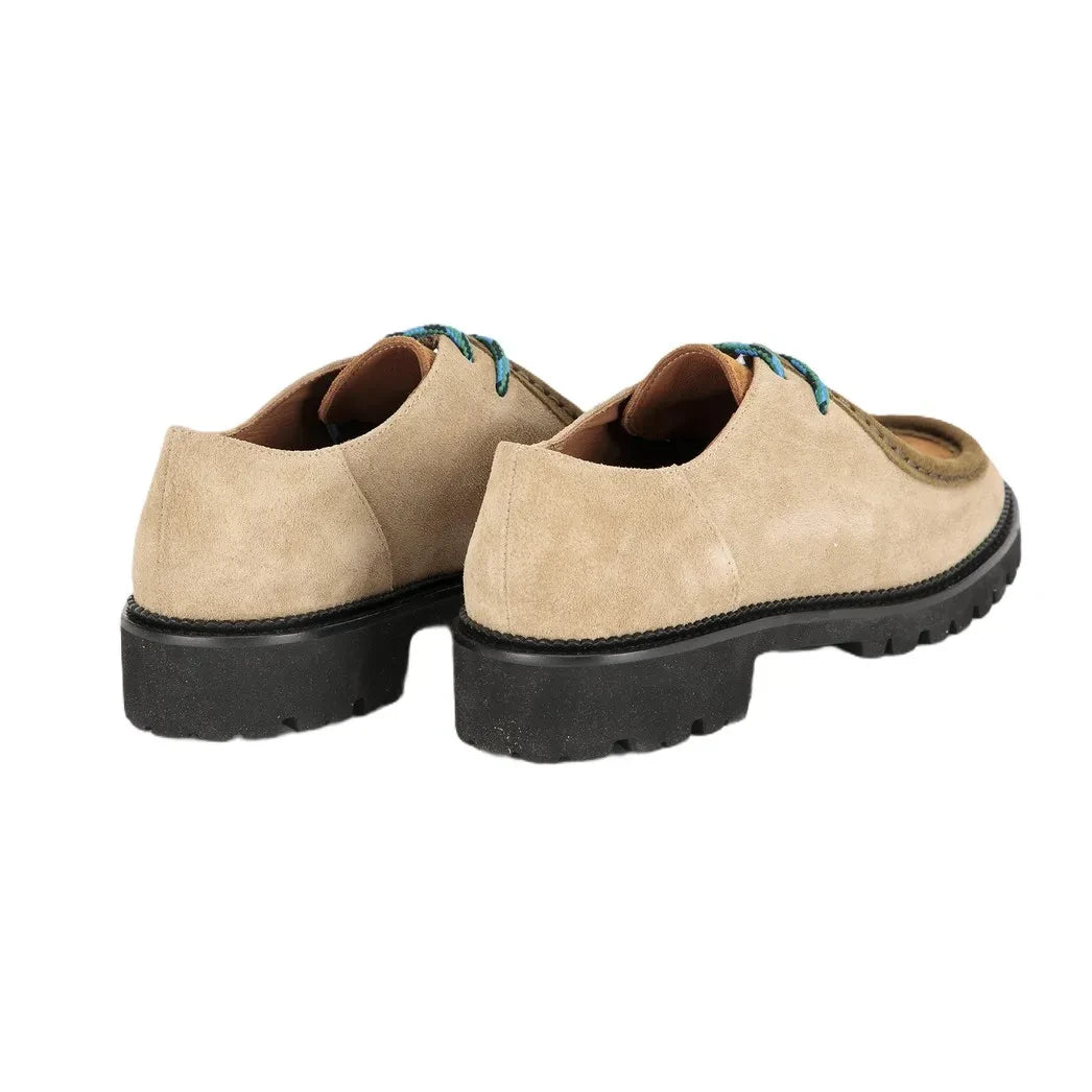 Bobo Choses - Wallabees Renk Bloklu Deri Ayakkabılar | Bej