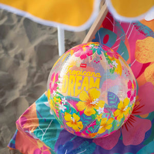Legami - Tropicana Dream Inflatable Beach Ball - Glitter Beach Ball