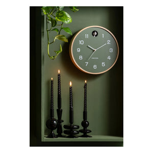 Present Time - Sparkle Kerzenhalter mit zwei Ringen | Schwarz