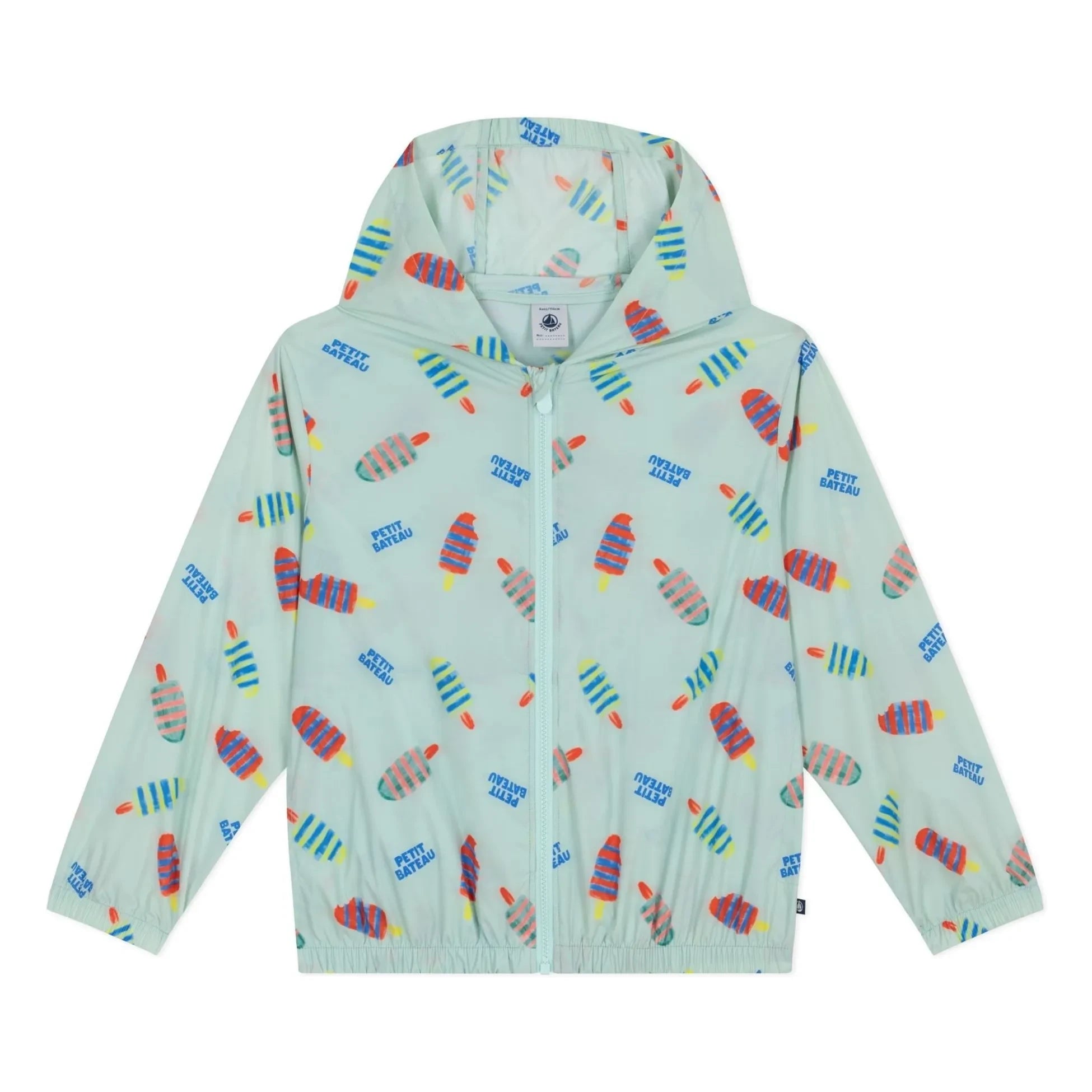 Petit Bateau - Windbreaker mit Blumenmuster | Weiß