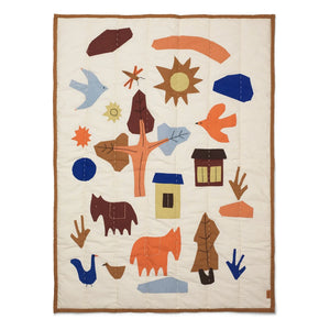 Ferm Living Kids - Village Cotton Blanket