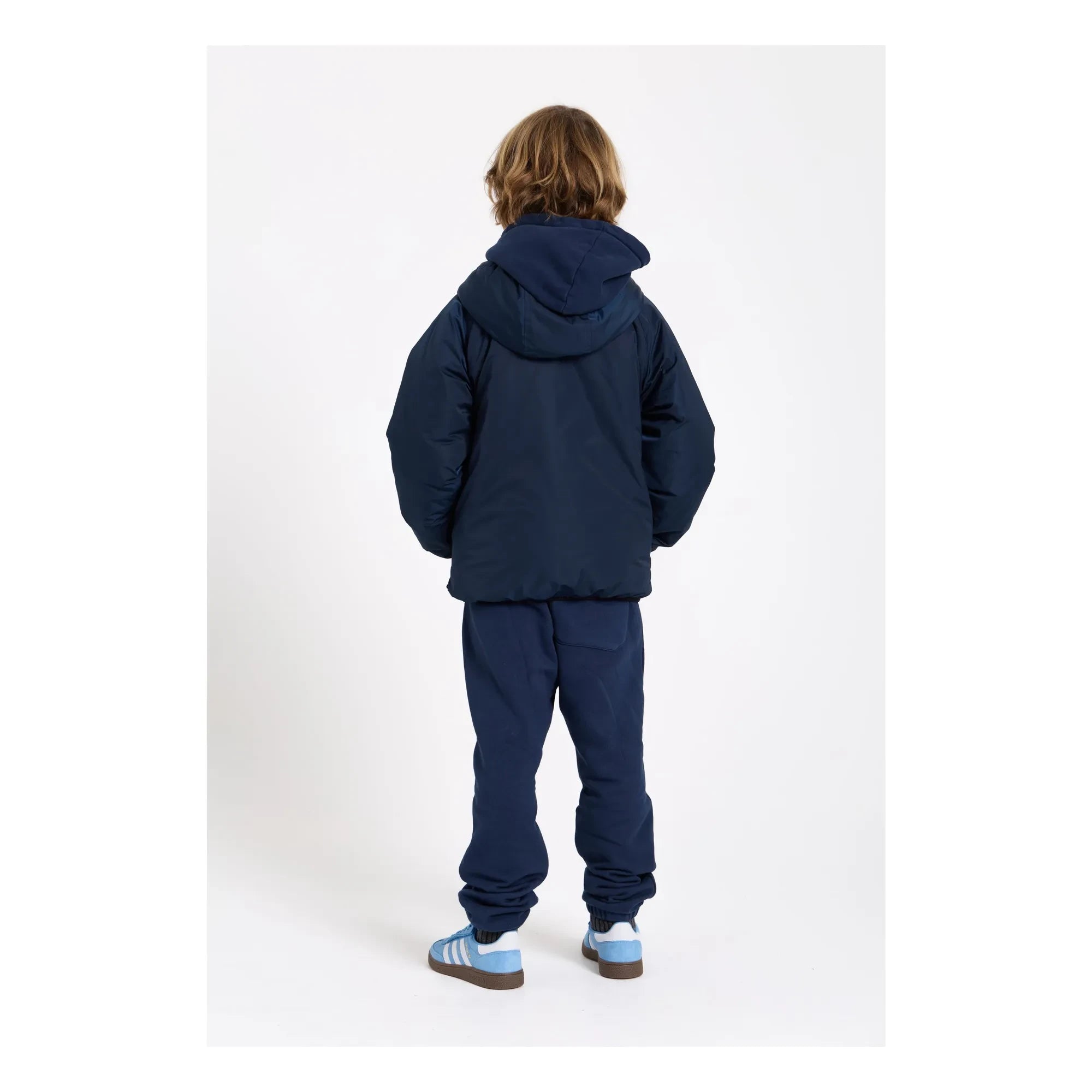 Smallable Kid - Rush organik pamuklu jogger | Yıkanmış mavi