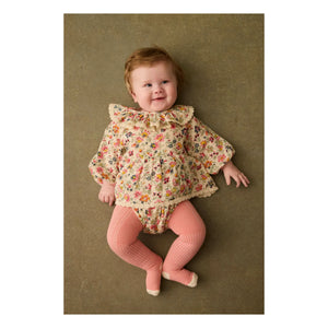 Louise Misha – India Fleurie Overall aus Bio-Baumwolle | Creme