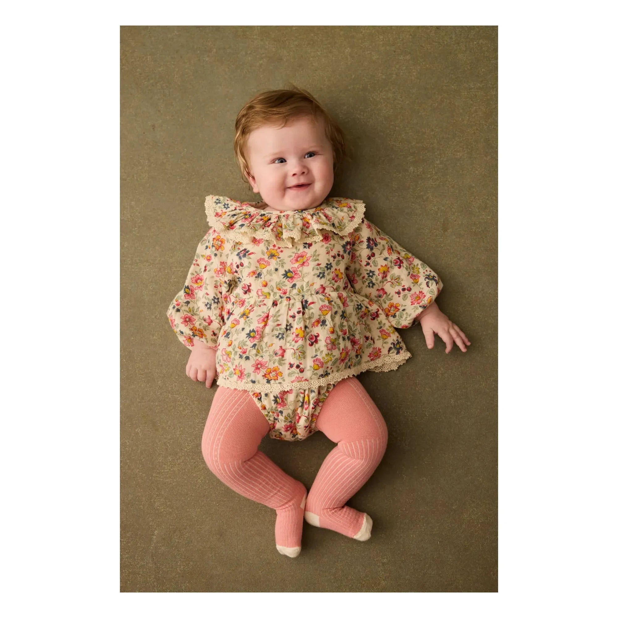 Louise Misha – India Fleurie Overall aus Bio-Baumwolle | Creme