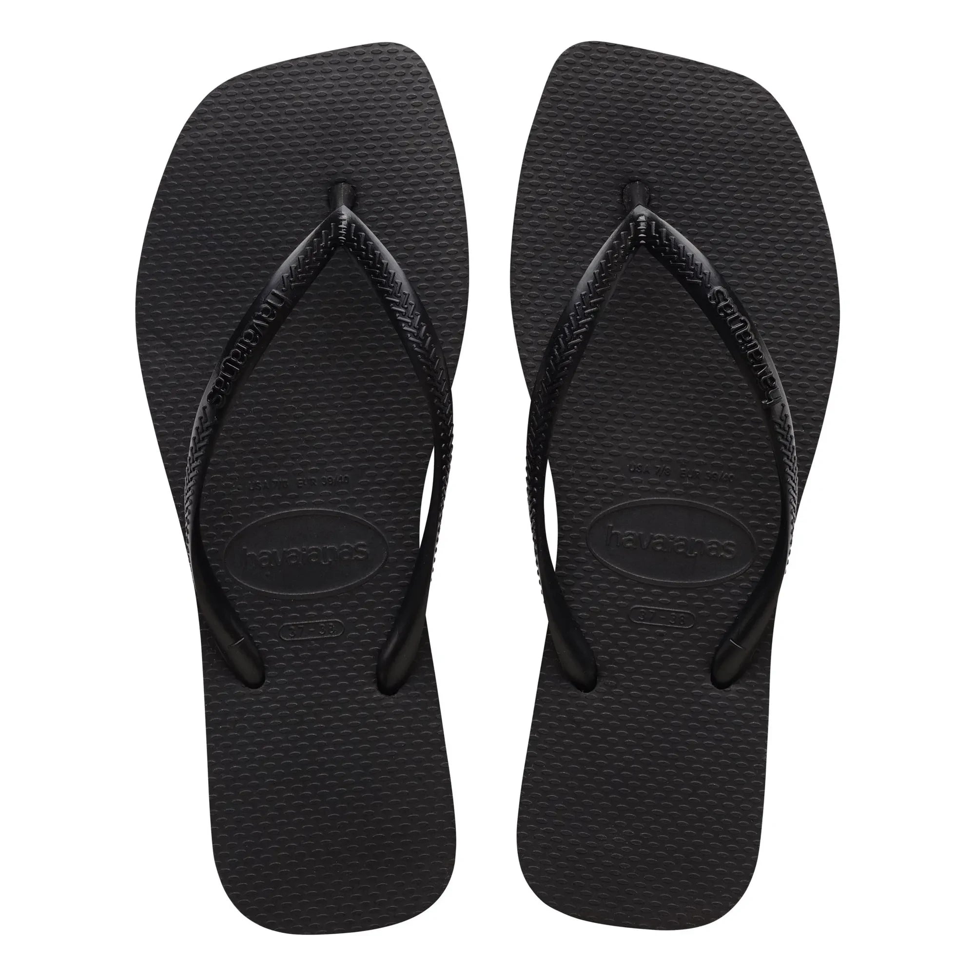 Havaianas - Slim Square Zehentrenner | Schwarz