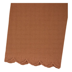 Emile et Ida - Embroidered Cotton Pants | Brown
