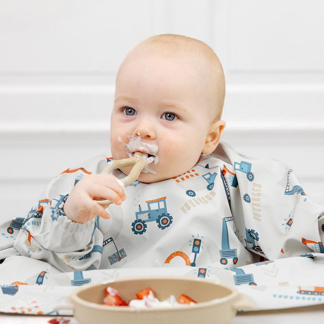 Bibado Long Sleeve Coverall Weaning Bib - Little Loader-Bibs-Little Loader-One Size | Natural Baby Shower
