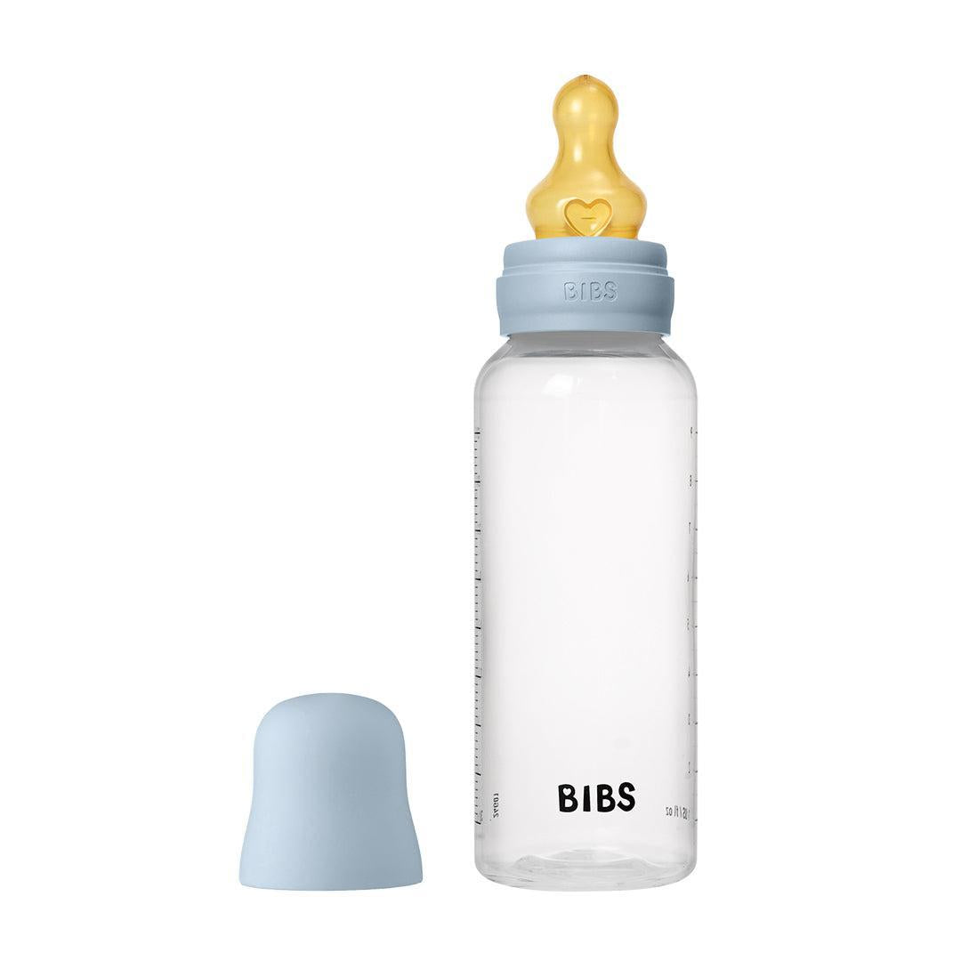 BIBS Baby Bottle Latex 1 Pack - Baby Blue-Baby Bottles-Baby Blue-150ml | Natural Baby Shower
