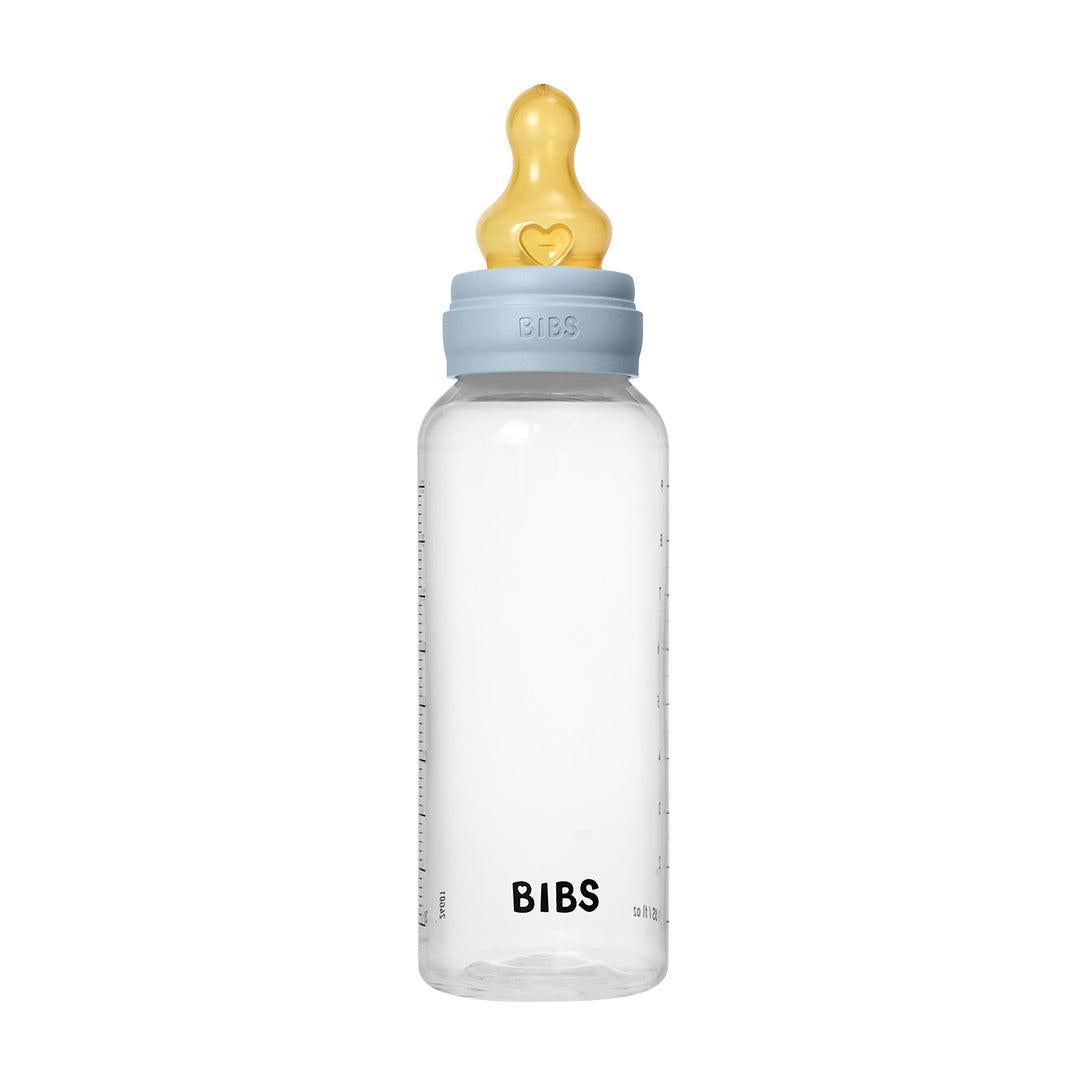 BIBS Baby Bottle Latex 1 Pack - Baby Blue-Baby Bottles-Baby Blue-150ml | Natural Baby Shower