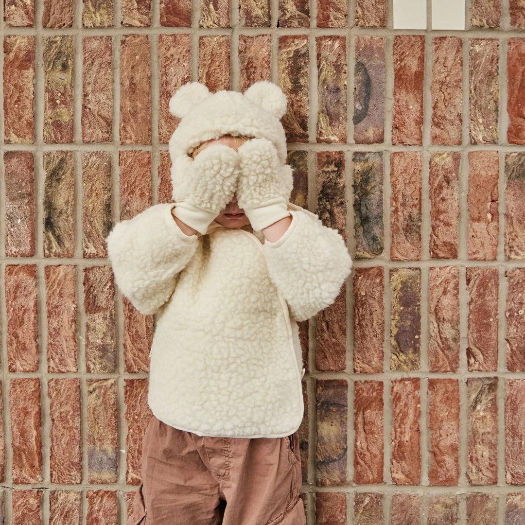 Binibamba Merino Snugglejacket - Milk-Coats-Milk-0-6m | Natural Baby Shower