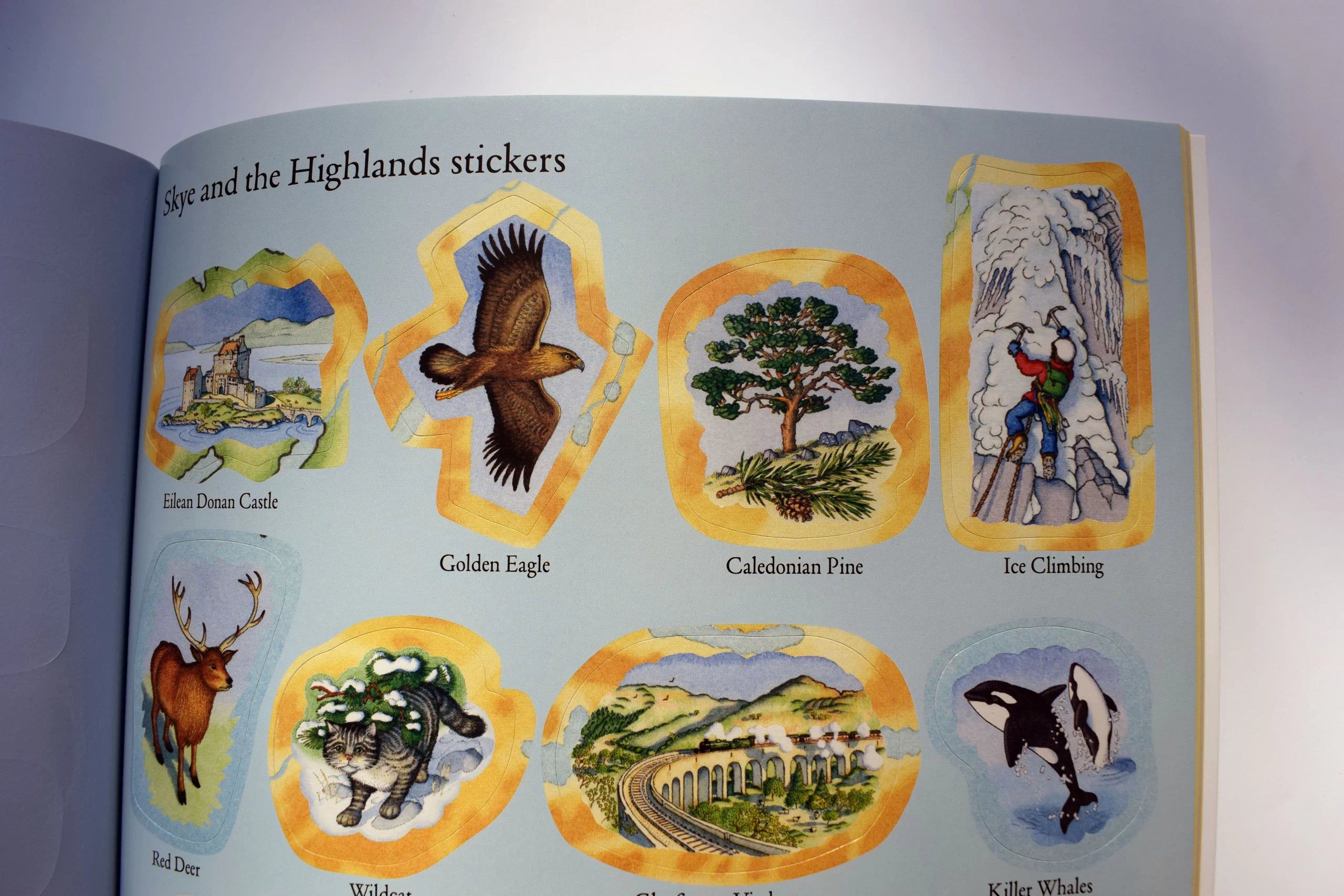 Birlinn - Sticker Atlas Of Scotland
